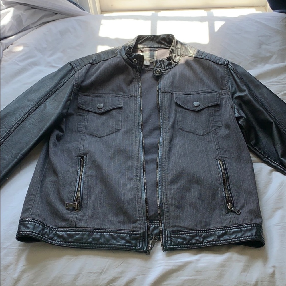 Stylish men’s leather jacket.